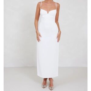Park & Fifth White Cambridge Midi Dress